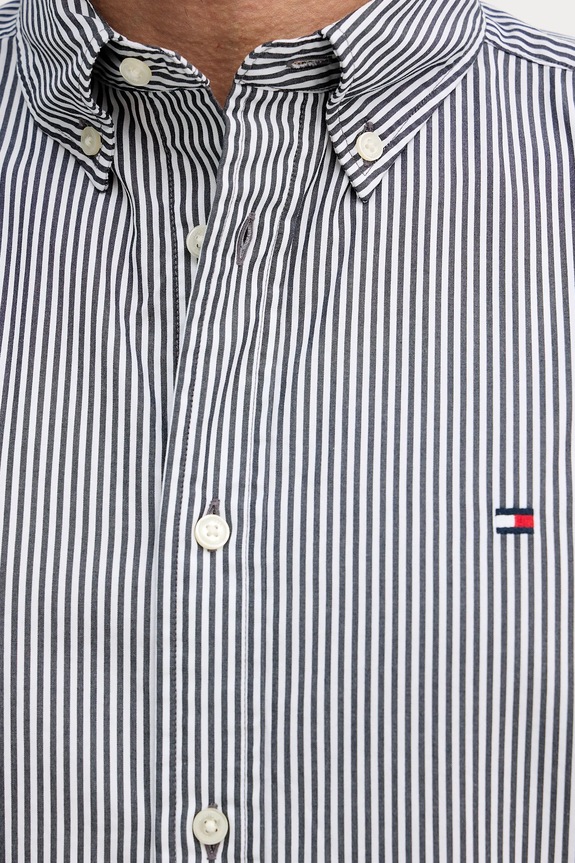 Bavlnená košeľa Tommy Hilfiger MW0MW41403 čierna