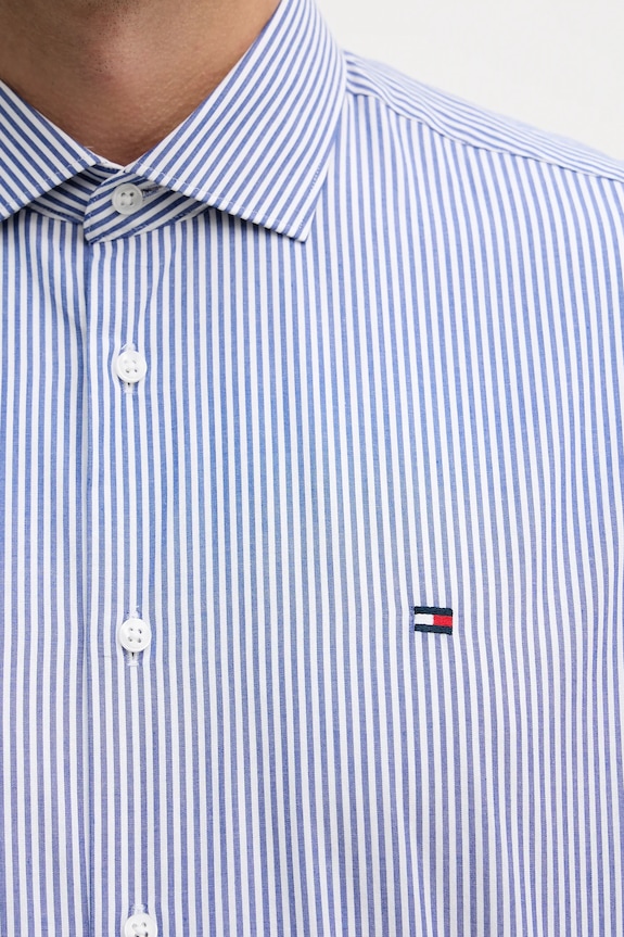 Bavlnená košeľa Tommy Hilfiger MW0MW41657 modrá
