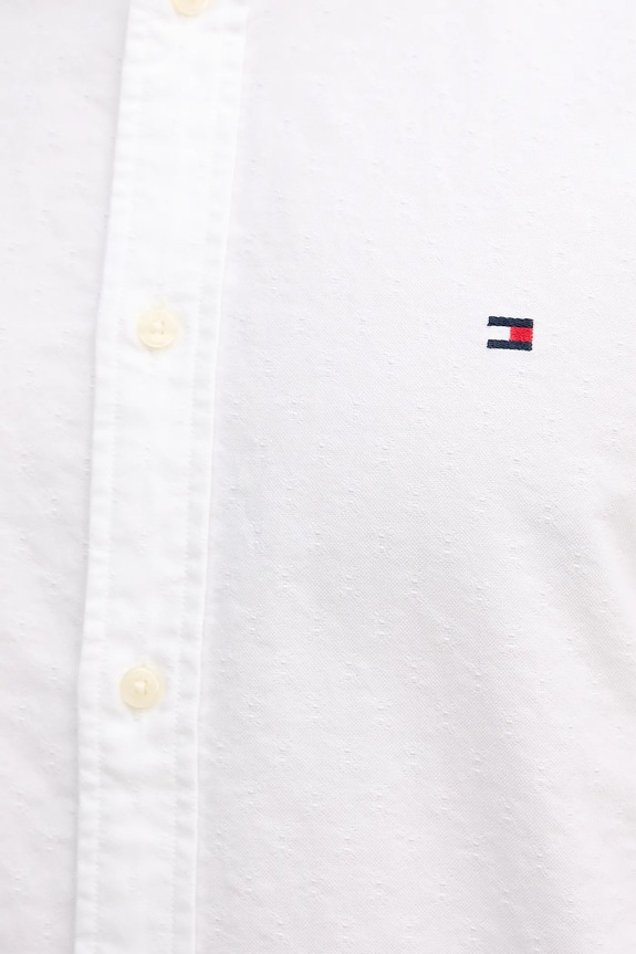Bavlnená košeľa Tommy Hilfiger MW0MW41683 biela