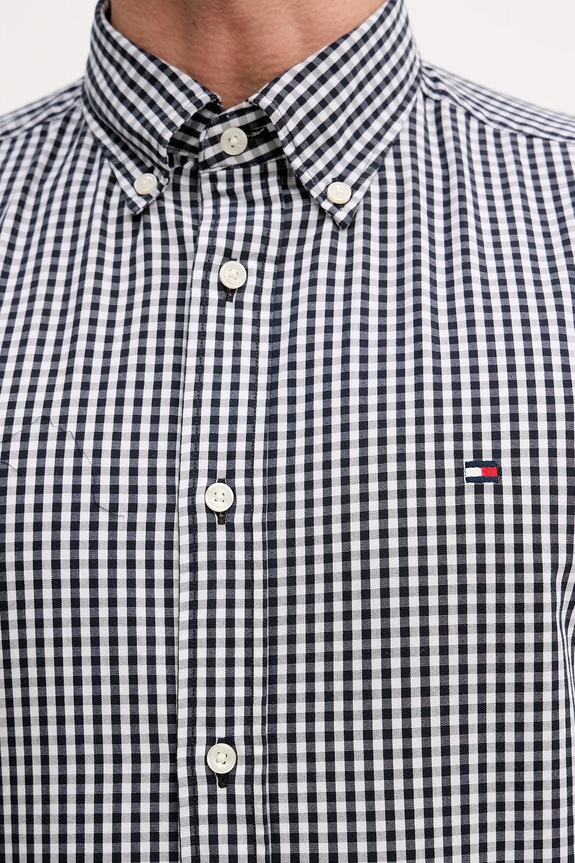 Bavlnená košeľa Tommy Hilfiger MW0MW41713 čierna