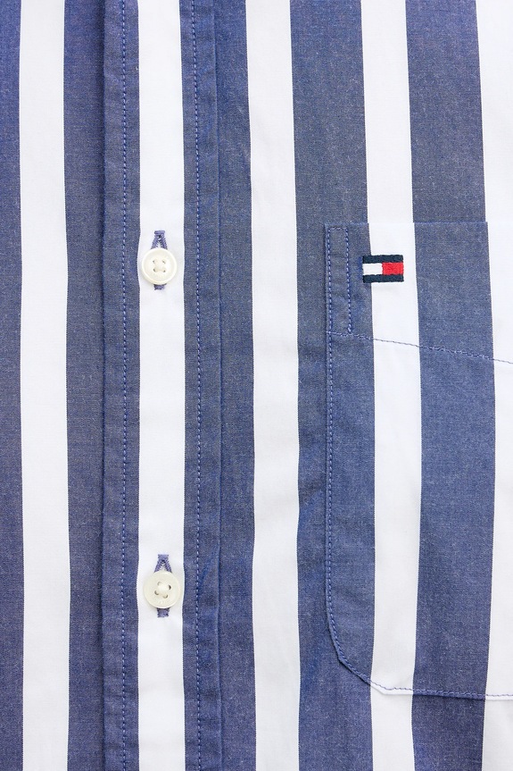 Bavlnená košeľa Tommy Hilfiger MW0MW41715 tmavomodrá