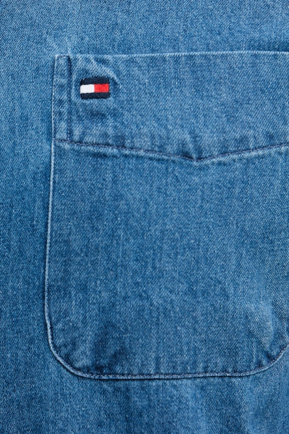 Tommy Hilfiger pamut farmer ing MW0MW40494 kék