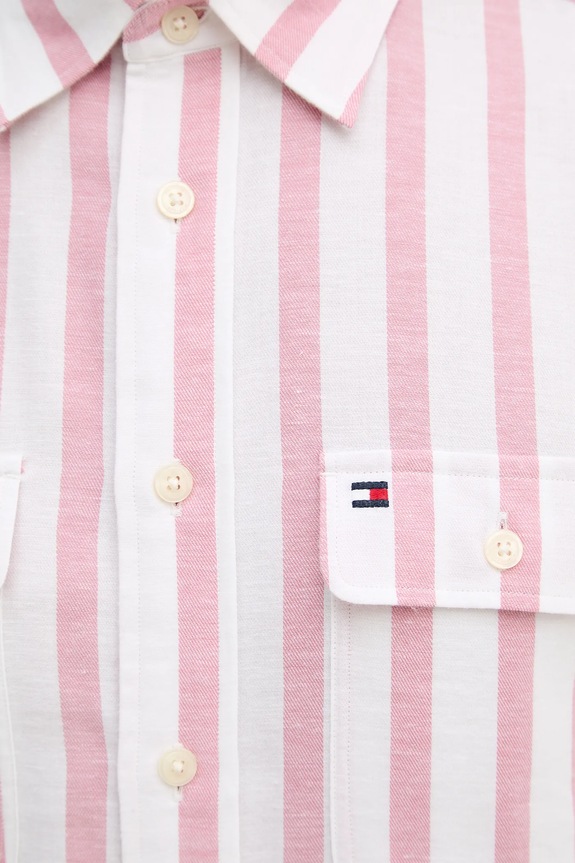 Tommy Hilfiger koszula MW0MW41687 różowy