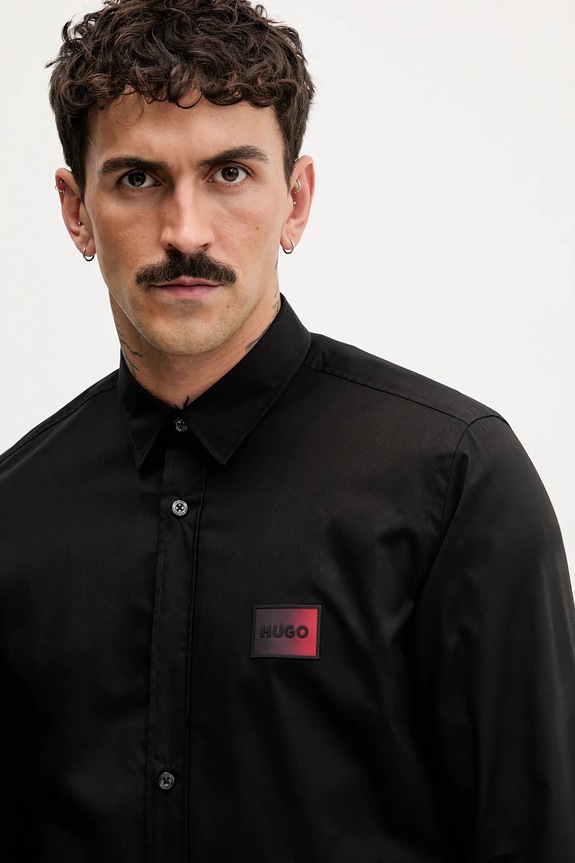 Košeľa HUGO Emero čierna 50555786