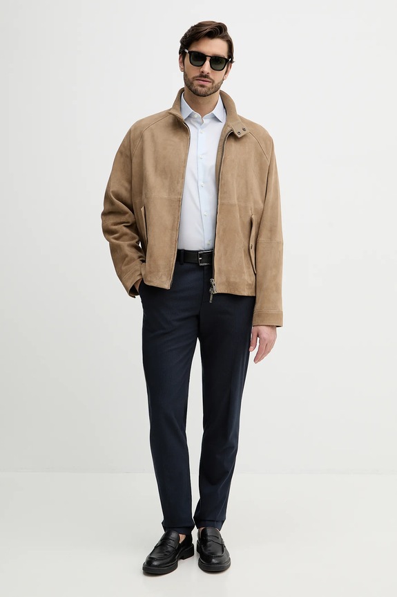 Košeľa Tommy Hilfiger MW0MW41827 modrá SS26