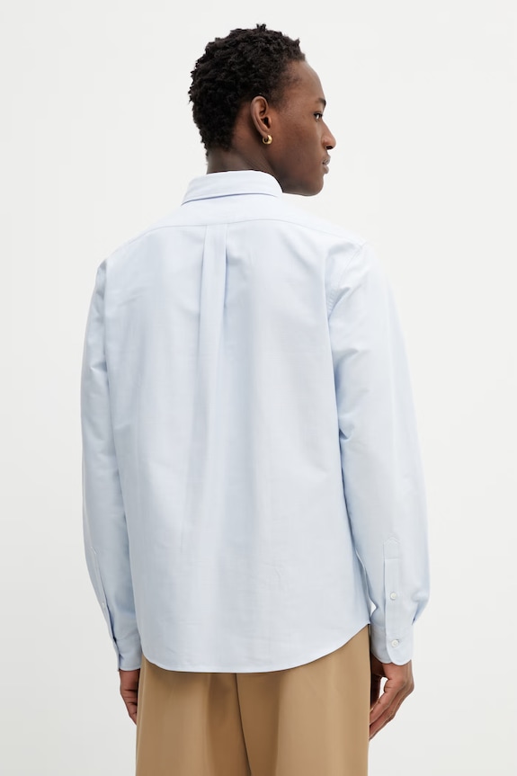 Îmbrăcăminte Kenzo cămașă din bumbac FG55CH4109LO albastru