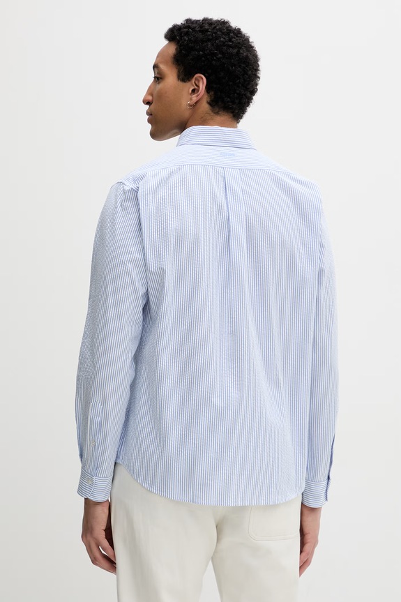 Abbigliamento Kenzo camicia in cotone FG55CH4109KB blu