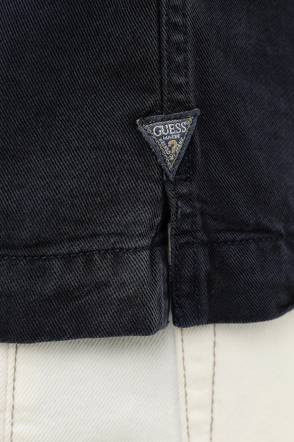 Košulja Guess M6RH04.WDX72 mornarsko plava