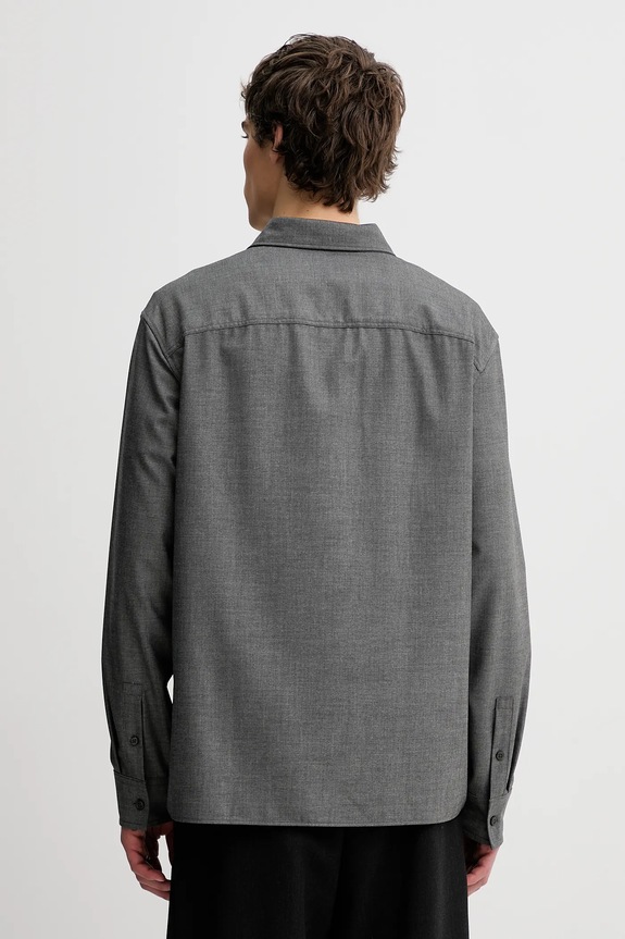 Odzież Calvin Klein koszula LV04LE114G szary