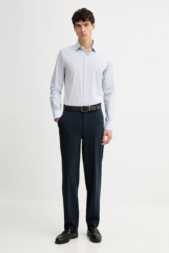 Πουκάμισο Calvin Klein LV019EU080 μπλε SS26
