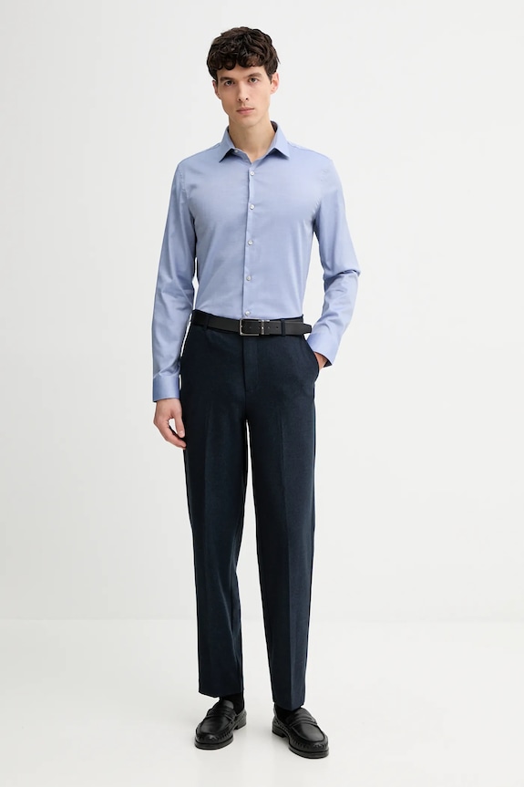 Košulja Calvin Klein LV019EU081 plava SS26