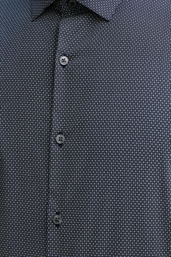 Πουκάμισο Calvin Klein LV019EU083 σκούρο μπλε