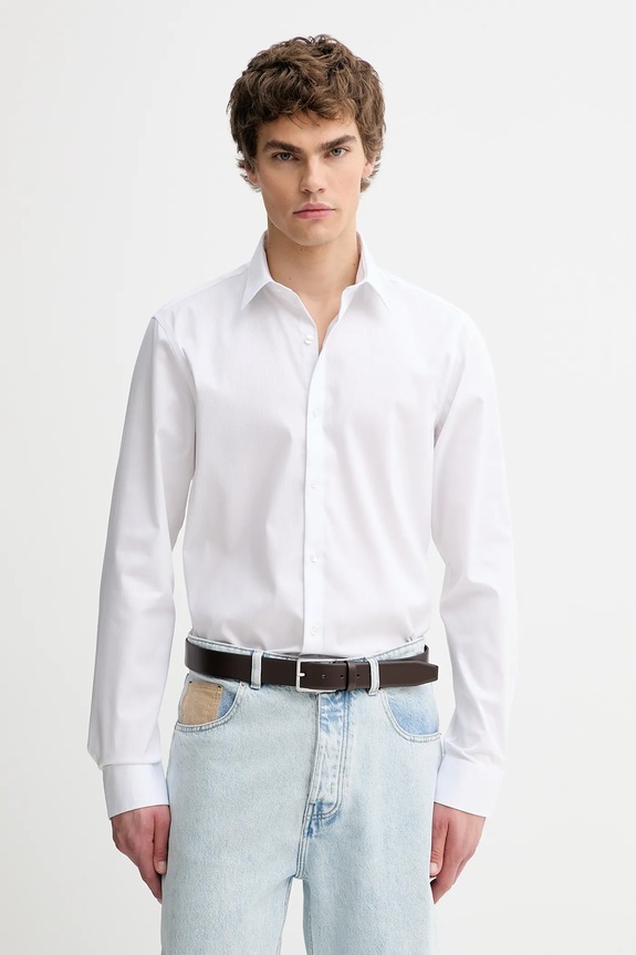 Košulja Calvin Klein casual bijela LV019EU084