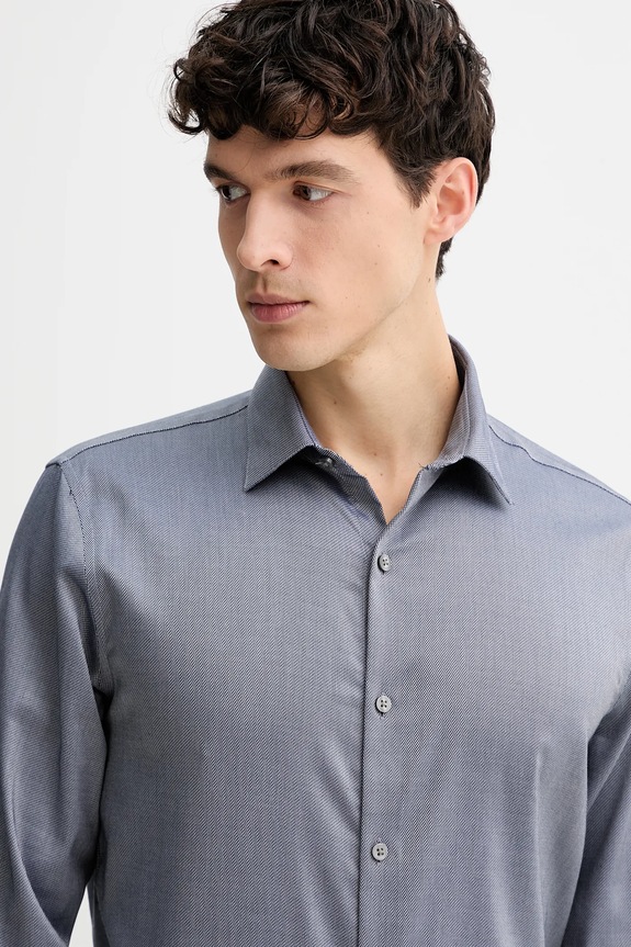 Košulja Calvin Klein mornarsko plava LV019EU085