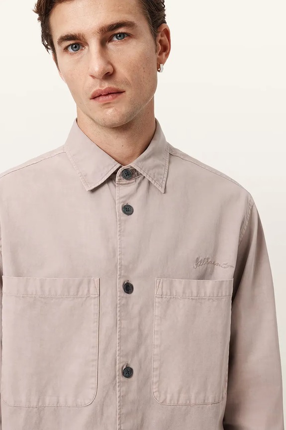AllSaints koszula M076SD beżowy