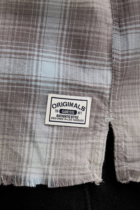 Guess Originals cămașă din bumbac M6RH81.WK481 gri