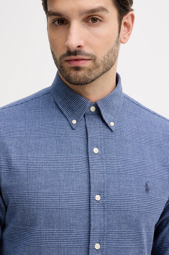 Košeľa Polo Ralph Lauren tmavomodrá 710P07185