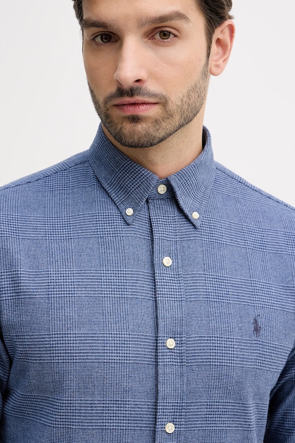 Košeľa Polo Ralph Lauren tmavomodrá 710P07185