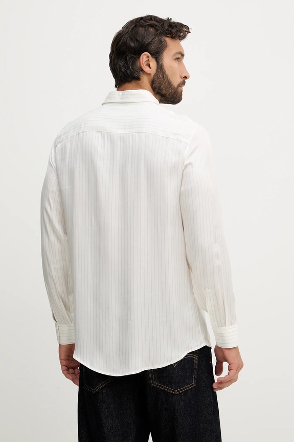 Armani Exchange cămașă XM001817.AF13235 bej SS26