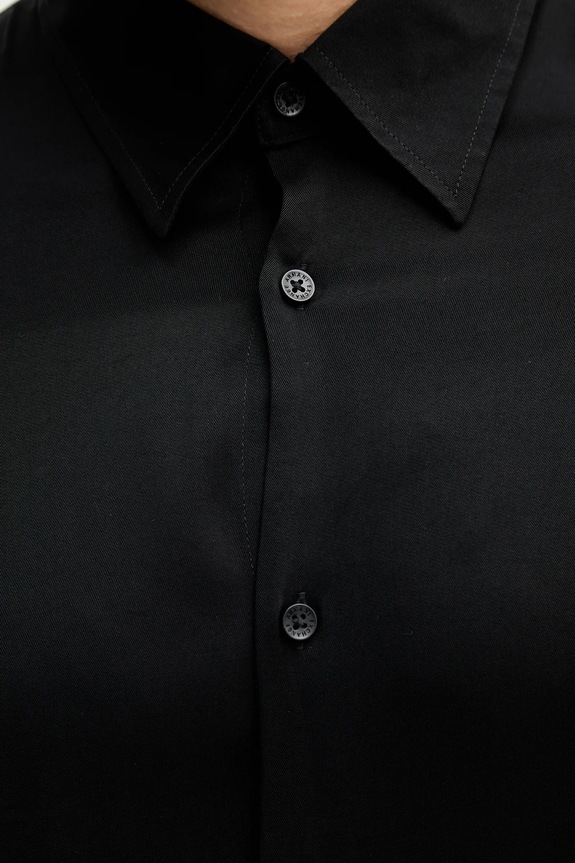 Armani Exchange cămașă XM001817.AF13235 negru