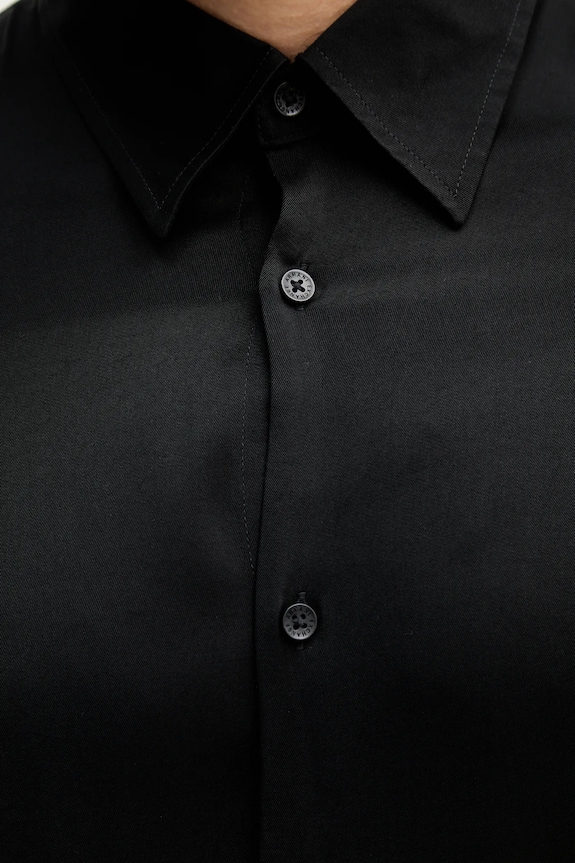 Armani Exchange cămașă XM001817.AF13235 negru
