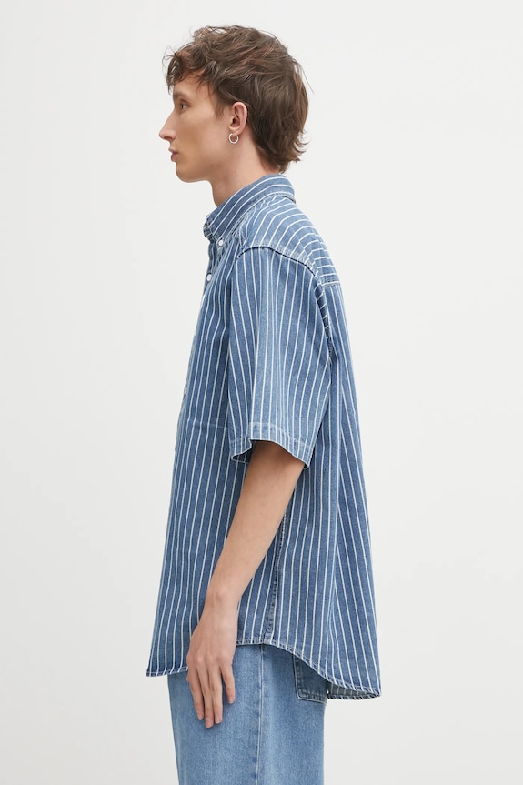 AAPE cămașă jeans Now AAPSRM8515XAO albastru SS26