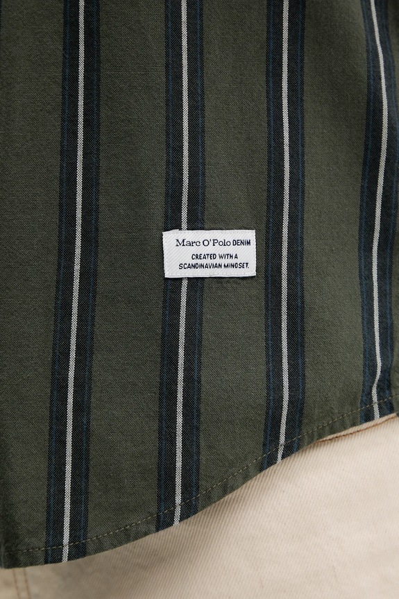 Памучна риза Marc O'Polo 5000007667 зелен