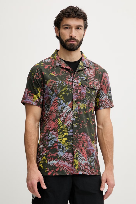 Columbia camicia da uomo Tech Trail verde 2118605