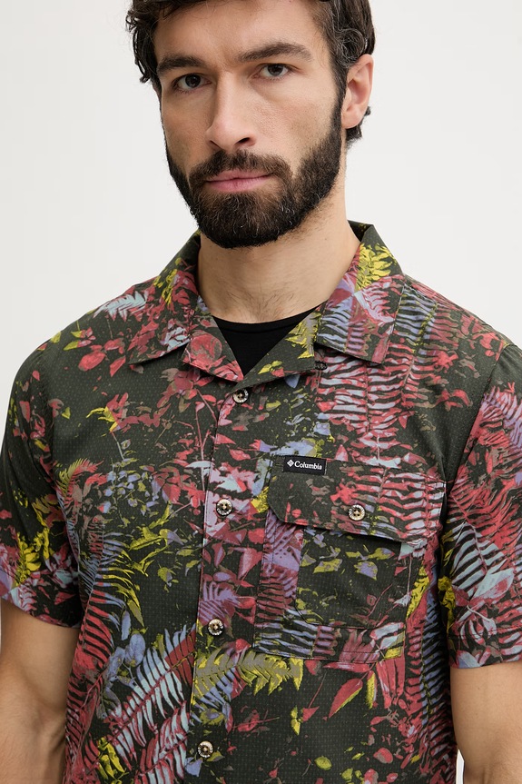 Columbia camicia da uomo Tech Trail verde 2118605
