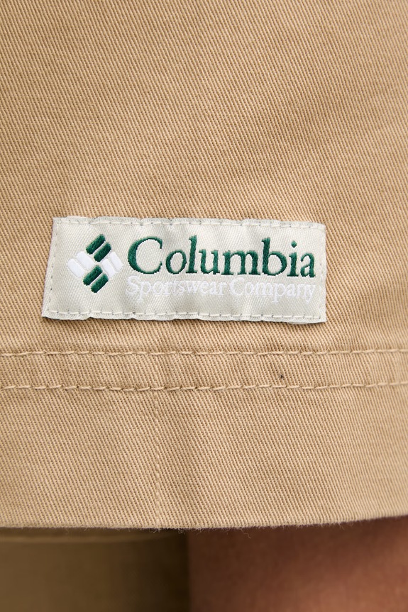 Columbia pánska košeľa s bavlnou Acker Rock 2157021 béžová