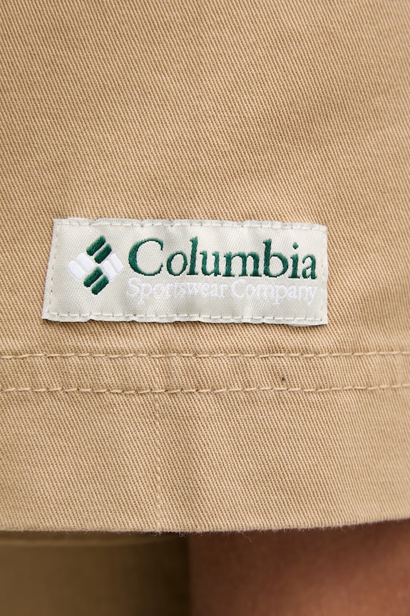 Columbia pánska košeľa s bavlnou Acker Rock 2157021 béžová