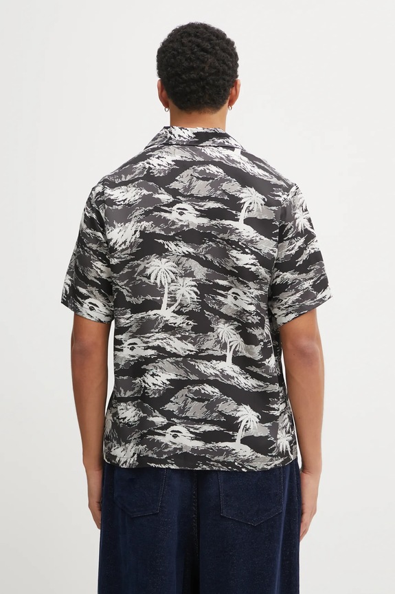 Oblečenie Košeľa A Bathing Ape Palm Tree Camo Open Collar 1L30132306 čierna