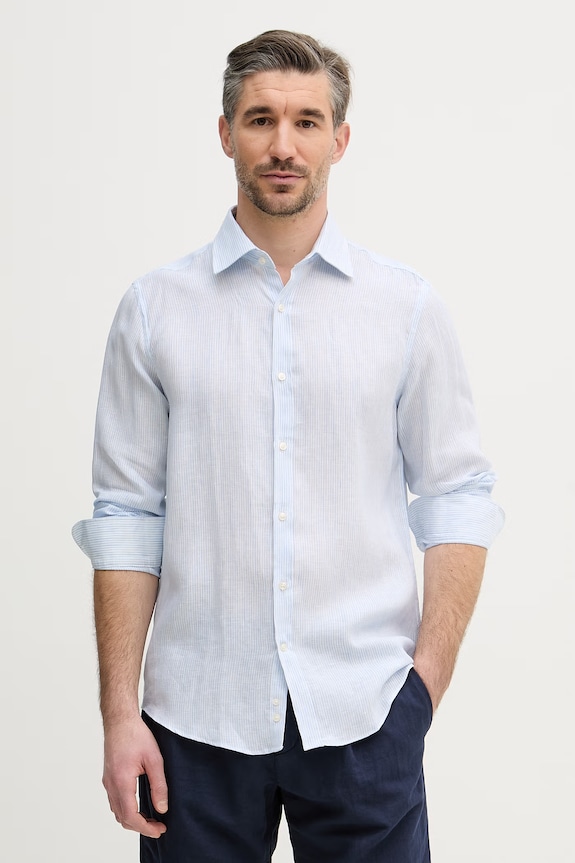 Lanena košulja Paul&Shark casual plava 26413158CF