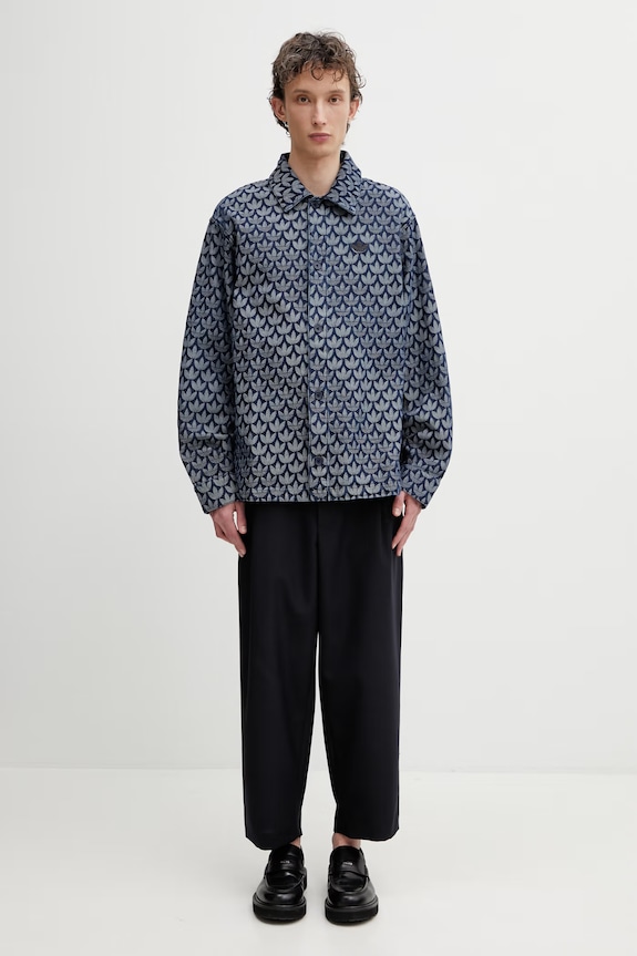 adidas Originals denim shirt KD0397 navy