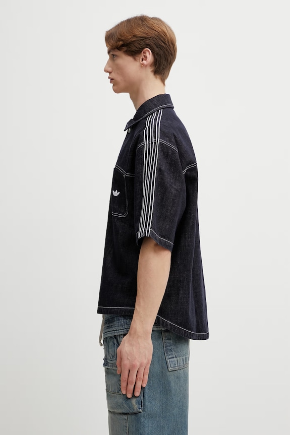 adidas Originals denim shirt KG6448 navy SS26