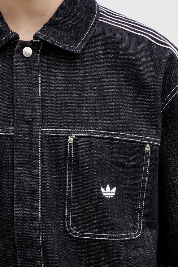 adidas Originals denim shirt navy KG6448