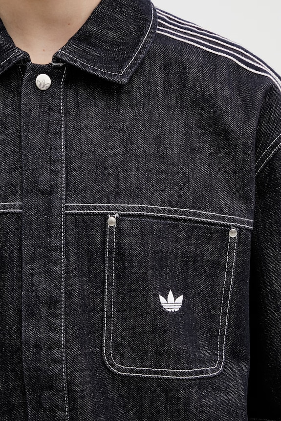 adidas Originals denim shirt navy KG6448