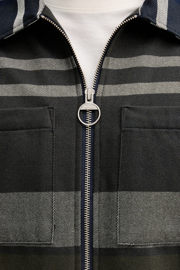 Barbour cămașă din bumbac Lannich MOS0343 bleumarin