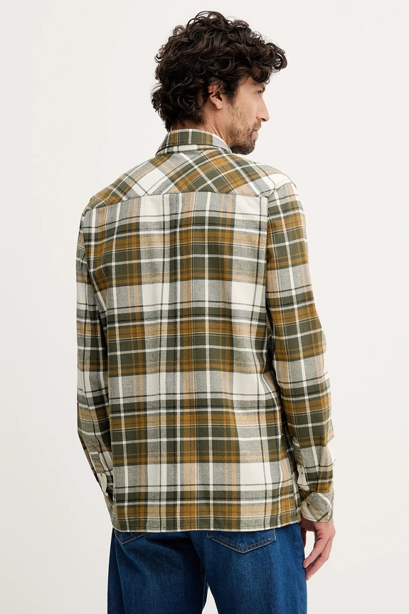 Îmbrăcăminte Barbour cămașă din bumbac Malham MSH5650 verde