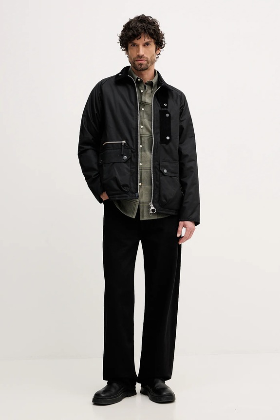 Бавовняна сорочка Barbour Heaney MSH5709 зелений SS26