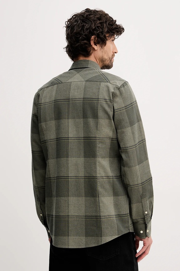 Одяг Бавовняна сорочка Barbour Heaney MSH5709 зелений