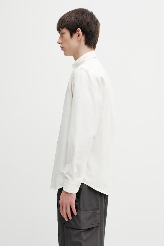 Carhartt WIP koszula bawełniana LS Bolton Shirt I030238.D6GD beżowy SS26