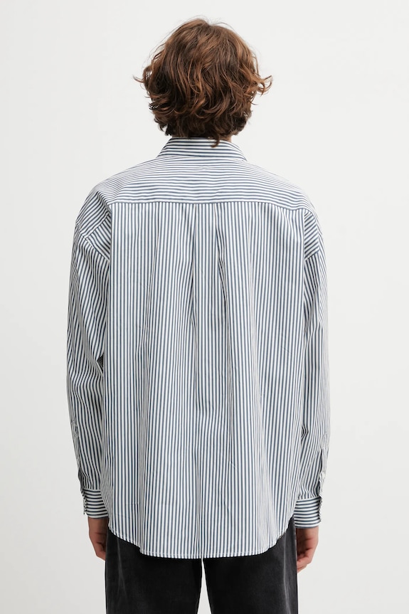 Clothing Carhartt WIP cotton shirt LS Daldry Shirt I035952.3NWXX blue