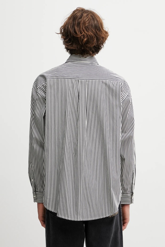 Одежда Хлопковая рубашка Carhartt WIP LS Daldry Shirt I035952.3J7XX чёрный