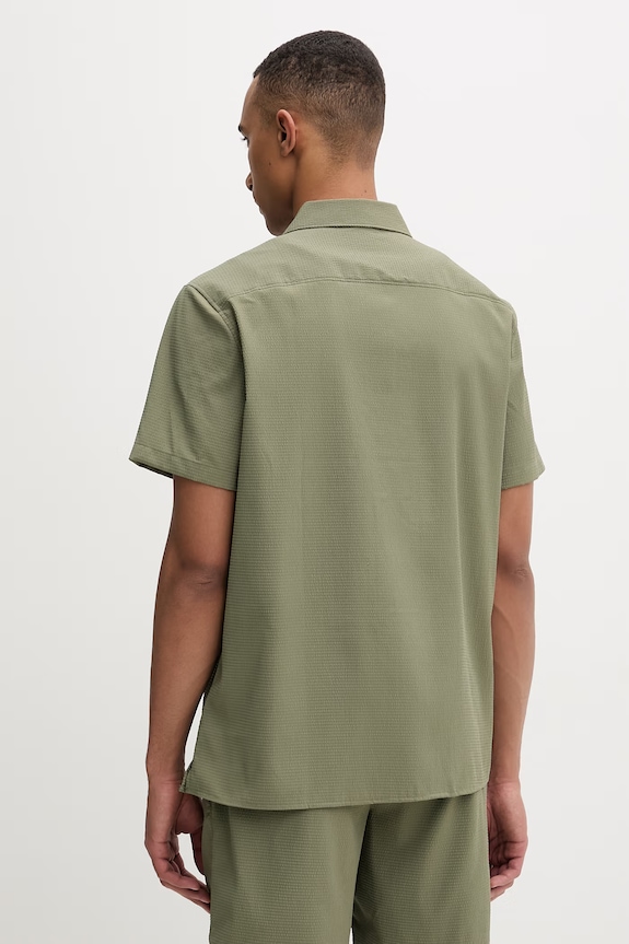 Îmbrăcăminte Calvin Klein cămașă pentru bărbați LV04LF109G verde