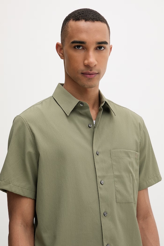 Calvin Klein cămașă pentru bărbați verde LV04LF109G
