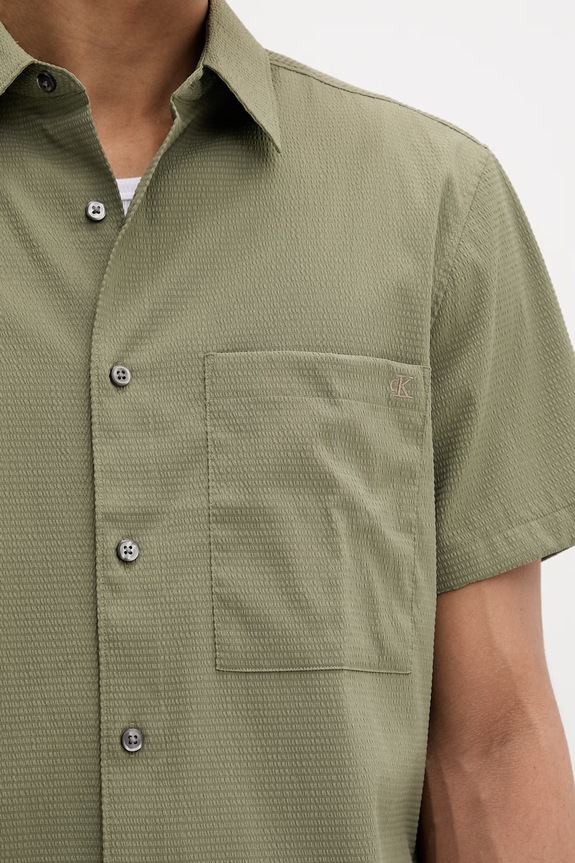 Calvin Klein cămașă pentru bărbați LV04LF109G verde
