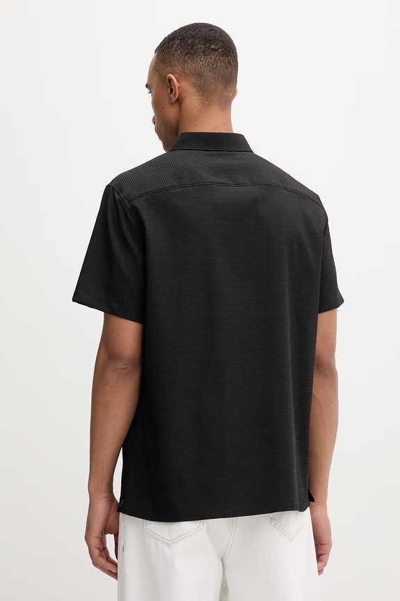 Îmbrăcăminte Calvin Klein cămașă pentru bărbați LV04LF109G negru