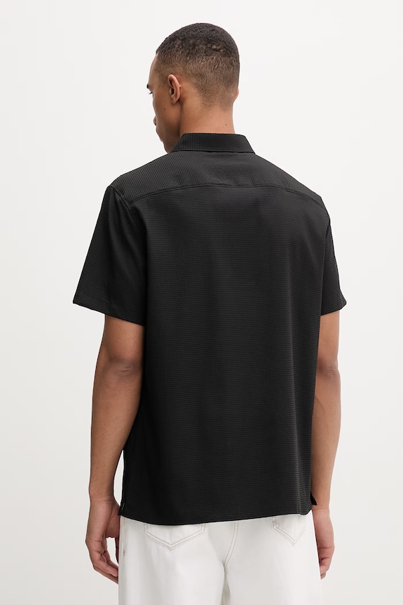 Îmbrăcăminte Calvin Klein cămașă pentru bărbați LV04LF109G negru