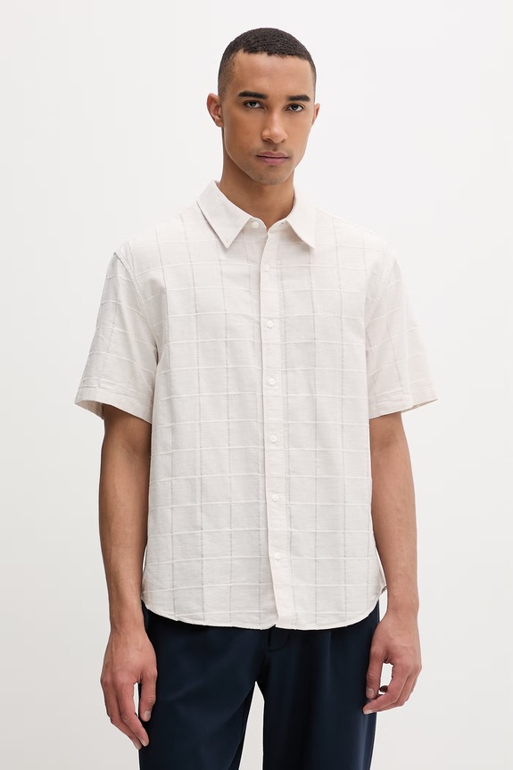 Calvin Klein férfi pamut ing bézs LV04LF115G